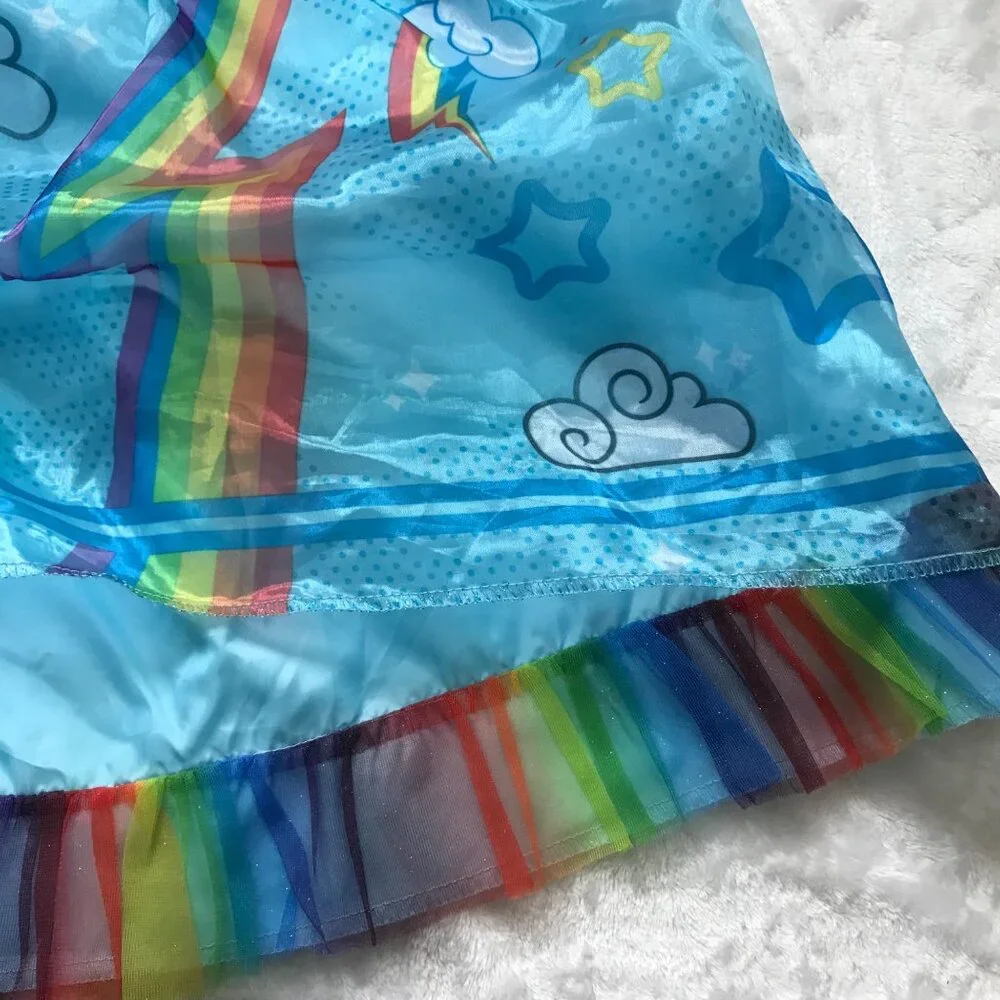 My Little Pony Rainbow Dash Costume Girls Size Medium (8-10) Halloween, Dress Up